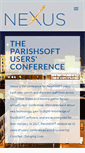 Mobile Screenshot of conference.parishsoft.com